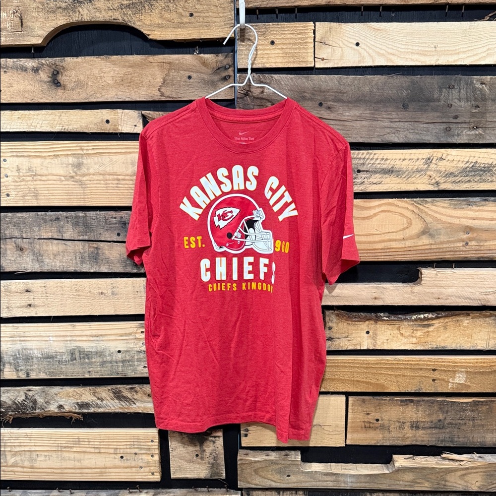 Nike Kansas City‎ Chiefs Red
BLITZ HELMET Short Sleeve Mens Large